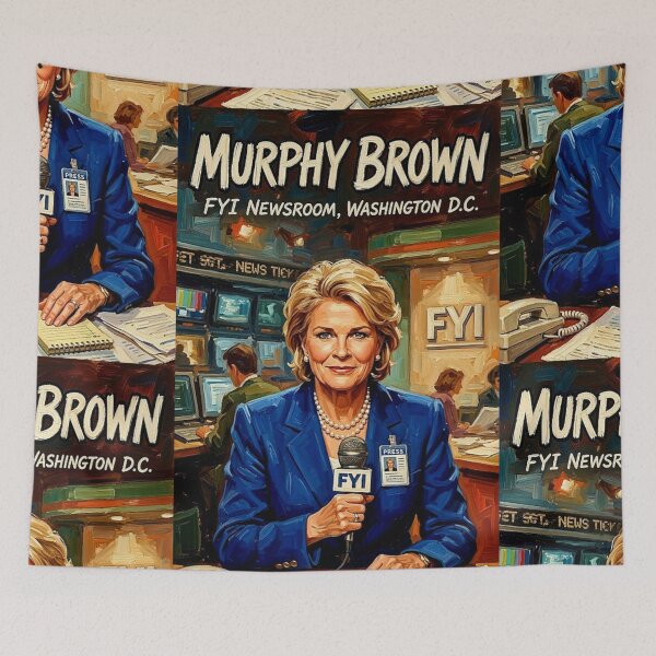 Item preview, The Voice of FYI: Murphy Brown Fine Art Tribute designed and sold by Art's Diner.