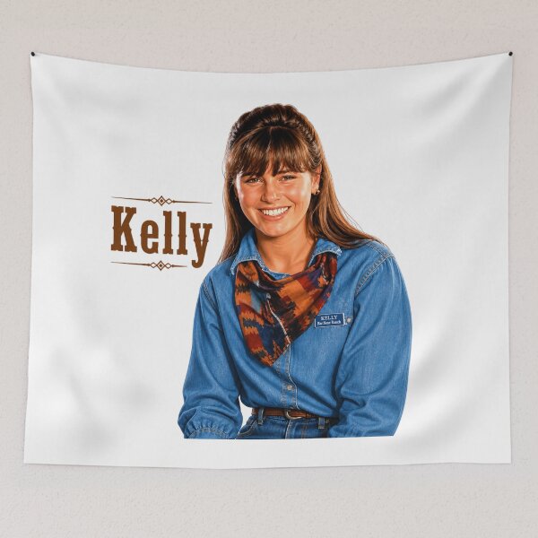 Item preview, Kelly – Hey Dude Inspired Vintage Western Portrait T-Shirt | 90s Nickelodeon Retro Cowgirl Graphic designed and sold by GVBShirts.