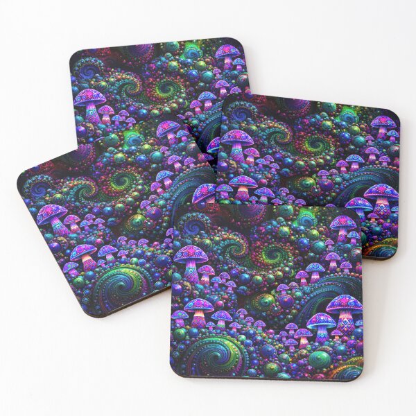 Item preview, Lab Visions 073: Psychedelic Mushroom Spiral Landscape designed and sold by The Psychedelic Anarchist.