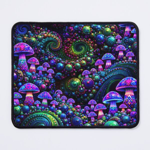 Item preview, Lab Visions 073: Psychedelic Mushroom Spiral Landscape designed and sold by The Psychedelic Anarchist.