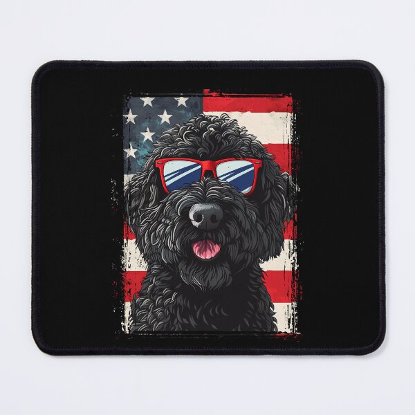 Item preview, Funny Black Russian Terrier 4th July USA Flag America Mom Dad Kids designed and sold by rafaeltto.