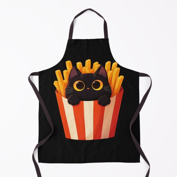 Item preview, Kitten in French Fries designed and sold by Knightofartx25.