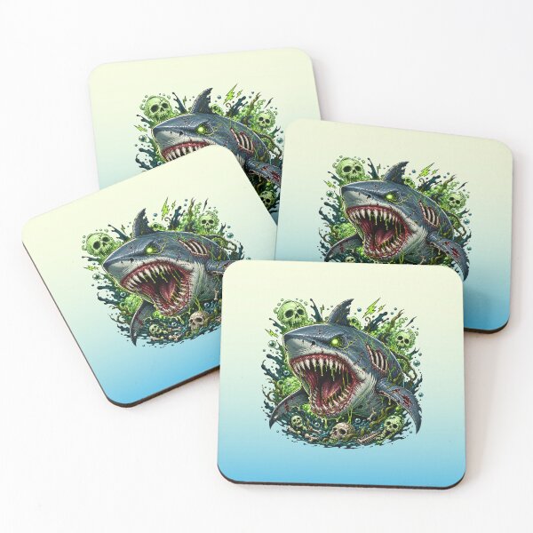 Item preview, Scary Shark designed and sold by skkyfaithArtz.