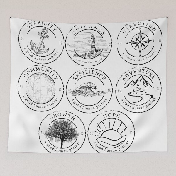 Item preview, a good human project stickers designed and sold by humanelle.