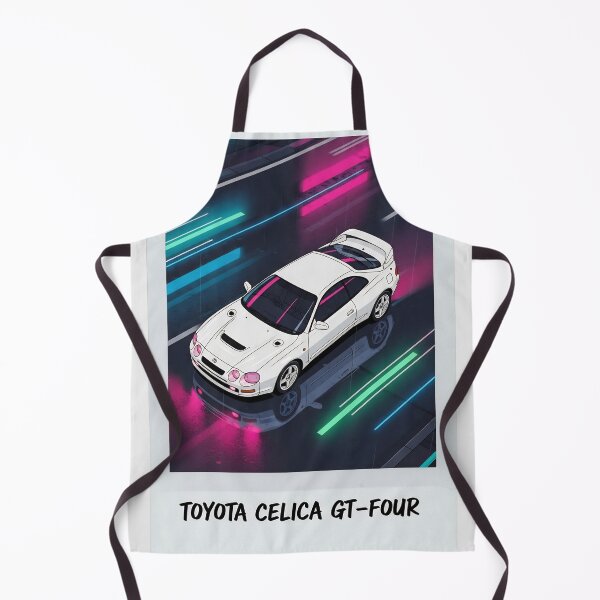 Item preview, Toyota Celica GT-Four ST205 Isometric JDM Neon Polaroid Art designed and sold by Motorline44.