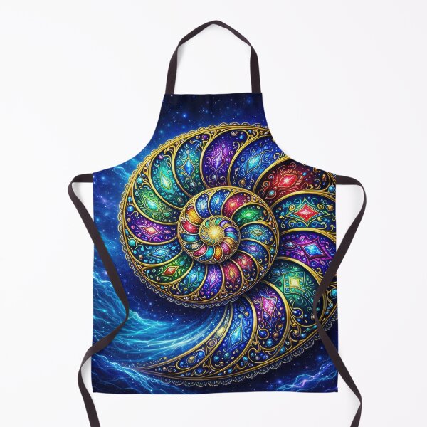 Item preview, Lab Visions 074: Ornate Nautilus Spiral Shell designed and sold by The Psychedelic Anarchist.