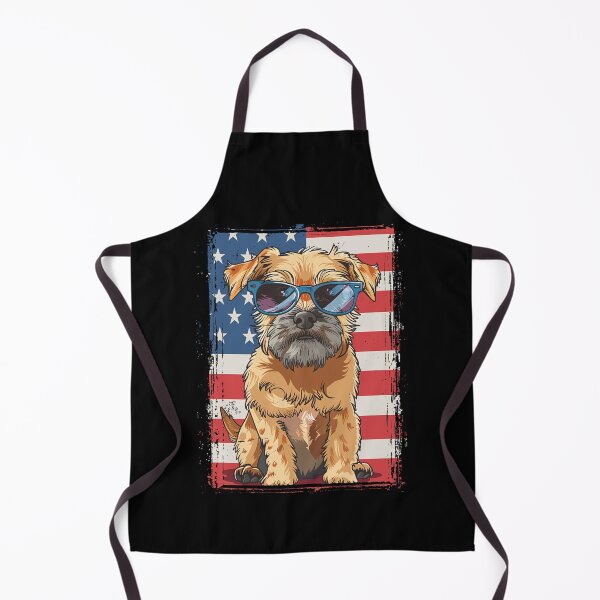 Item preview, Funny Border Terrier 4th July USA Flag America Mom Dad Kids designed and sold by rafaeltto.