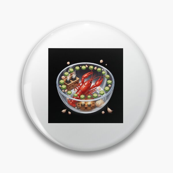 Item preview, Lobster Glass Bowl Kitchen Scene designed and sold by AbanoubStore.