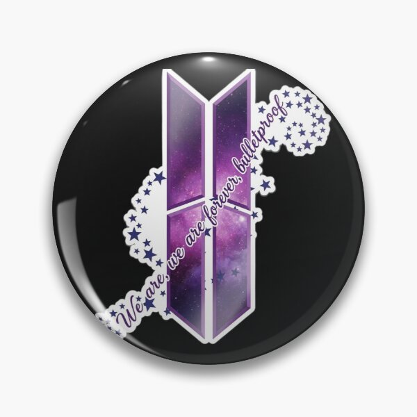 Item preview, Eternal Music Sticker – Purple Galaxy Cosmic Design, Bulletproof Forever, bts  designed and sold by SleekSelene.