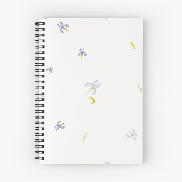 Item preview, Whispering Iris Scatter – Soft Botanical Floral Pattern designed and sold by Piret Victoria Ribas.