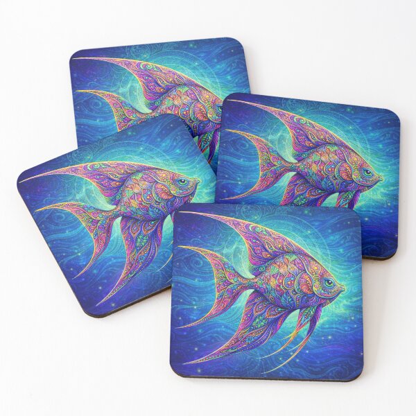 Item preview, Lab Visions 076: Psychedelic Angelfish Mandala designed and sold by The Psychedelic Anarchist.
