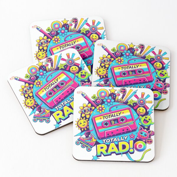 Item preview, Totally Rad 90s Cassette Retro Music Art designed and sold by InkNovaLab.