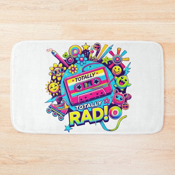 Item preview, Totally Rad 90s Cassette Retro Music Art designed and sold by InkNovaLab.