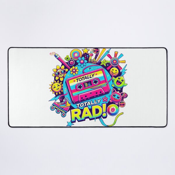 Item preview, Totally Rad 90s Cassette Retro Music Art designed and sold by InkNovaLab.