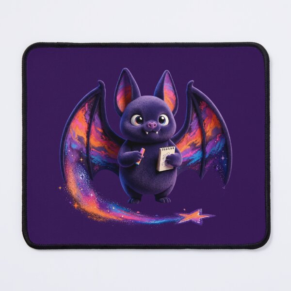 Item preview, Astra the Galaxy Sketcher - Night Sky Bat designed and sold by NativeHue Oficial.