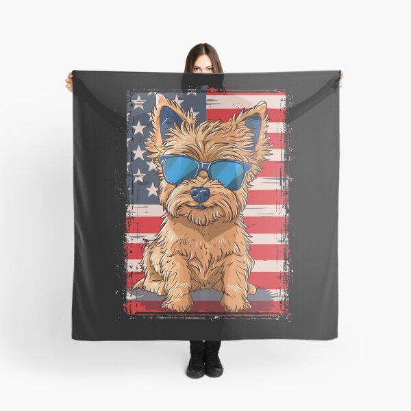 Item preview, Funny Cairn Terrier 4th July USA Flag America Mom Dad Kids designed and sold by rafaeltto.