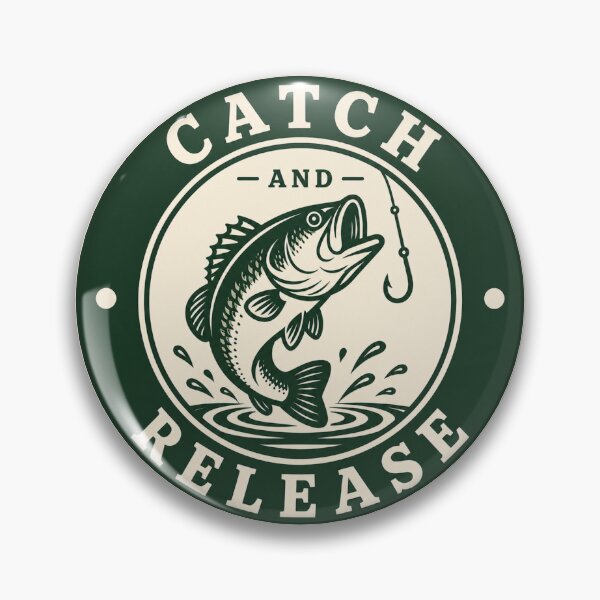 Item preview, Catch and Release Vintage Fishing Design designed and sold by EastEndTownie.