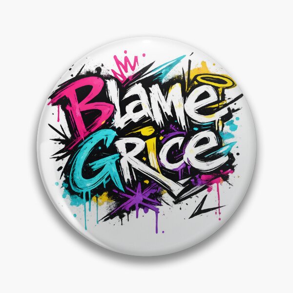 Item preview, Blame Grice Graffiti Colorful Linguistics Meme Pragmatics Street Art Design designed and sold by Nerd Romance Café.