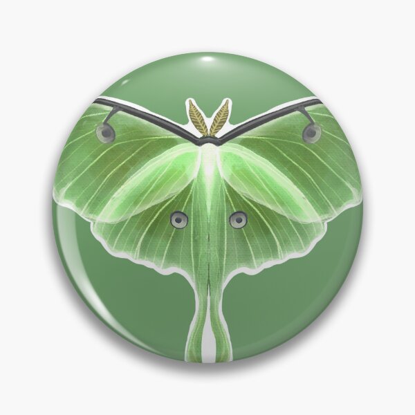 Item preview, Green Luna Moth Nature Insect Celestial Aesthetic designed and sold by PaintByRainbow.