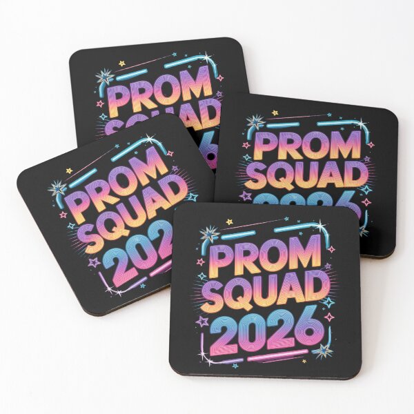 Item preview, Prom Squad 2026 Neon Retro Stars T-Shirt — Girls Prom Night Squad Shirt V2 designed and sold by DarylWelsh2024.
