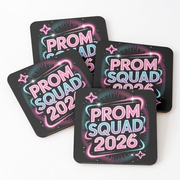Item preview, Prom Squad 2026 Neon Retro Stars T-Shirt — Girls Prom Night Squad Shirt V4 designed and sold by DarylWelsh2024.