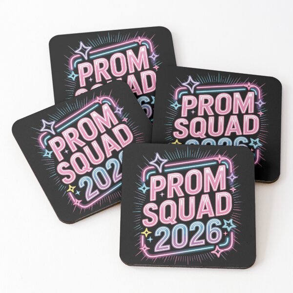 Item preview, Prom Squad 2026 Neon Retro Stars T-Shirt — Girls Prom Night Squad Shirt V5 designed and sold by DarylWelsh2024.