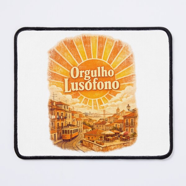 Item preview, Orgulho Lusófono – Sunny Tram Illustration designed and sold by LuveraxArt.