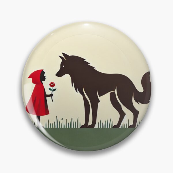 Item preview, Little red riding hood modern artistic rendition designed and sold by Creative_Canvas.