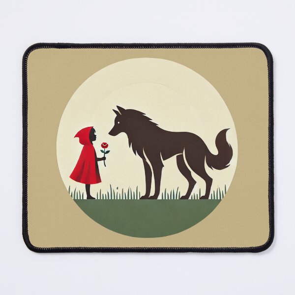 Item preview, Little red riding hood modern artistic rendition designed and sold by Creative_Canvas.