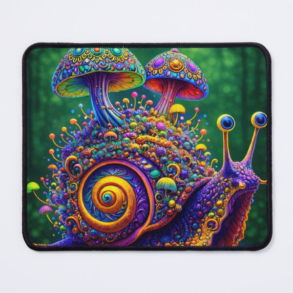 Item preview, Lab Visions 79: Psychedelic Snail Mushroom Forest designed and sold by The Psychedelic Anarchist.