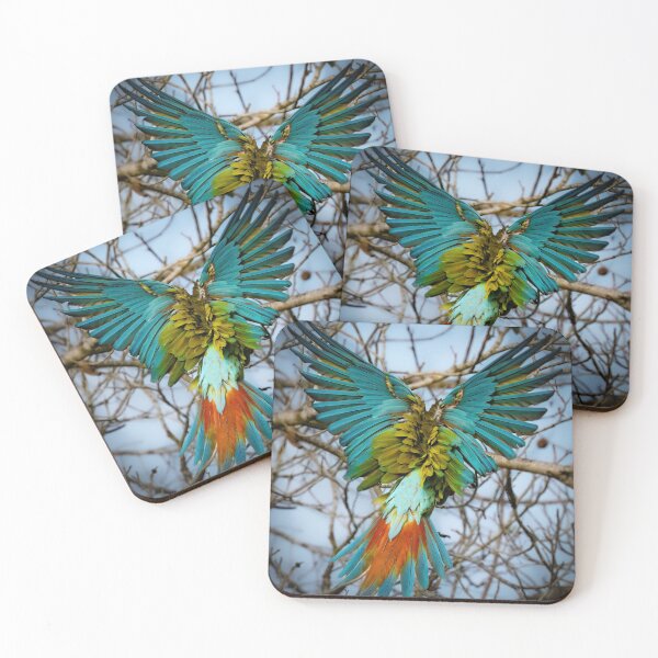 Item preview, Great Green Macaw in Flight designed and sold by Shannon Emmel .