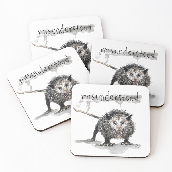 Item preview, Misunderstood: The Opossum (Original Studio Edition) designed and sold by fruitfuLIFEstudio.