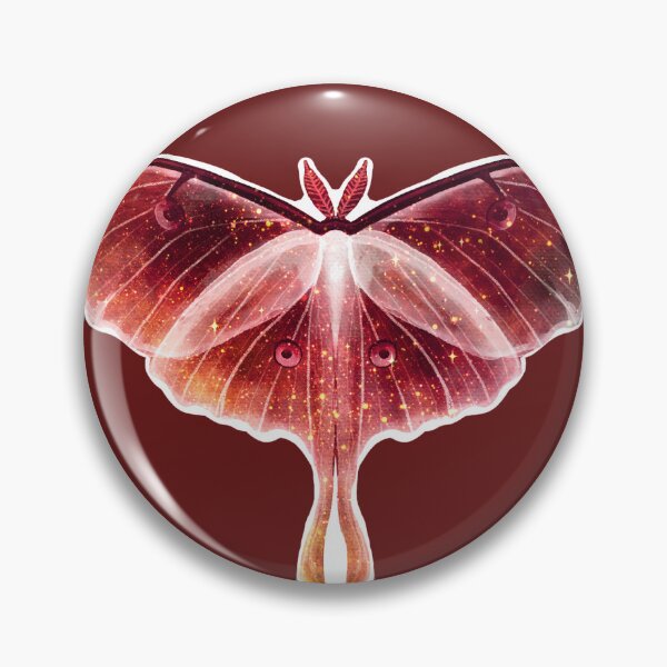 Item preview, Blood Moon Luna Moth Red Gothic Celestial Aesthetic designed and sold by PaintByRainbow.