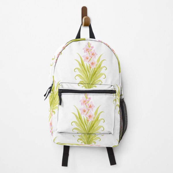 Item preview, Blossom of Quiet Grace – Pink Gladiolus Botanical Illustration designed and sold by Piret Victoria Ribas.