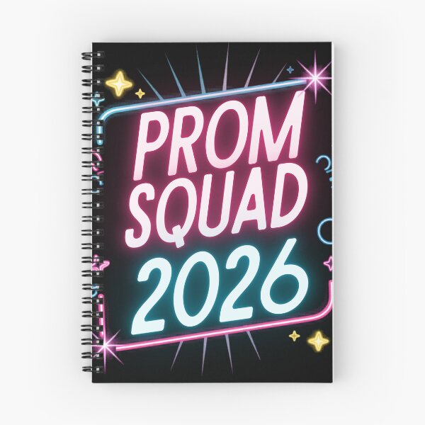 Item preview, Prom Squad 2026 Neon Retro Stars T-Shirt — Girls Prom Night Squad Shirt V6 designed and sold by DarylWelsh2024.