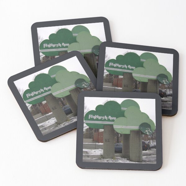 Item preview, Flatbush Brooklyn Tree Sign designed and sold by coodoosandco.