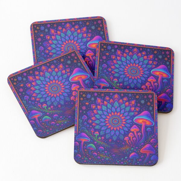 Item preview, Lab Visions 082: Psychedelic Mandala Mushroom Garden designed and sold by The Psychedelic Anarchist.