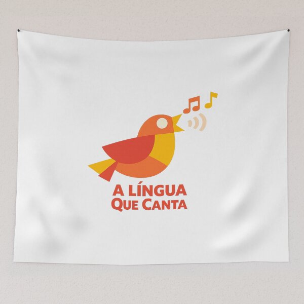 Item preview, A Língua Que Canta – Geometric Singing Bird designed and sold by LuveraxArt.