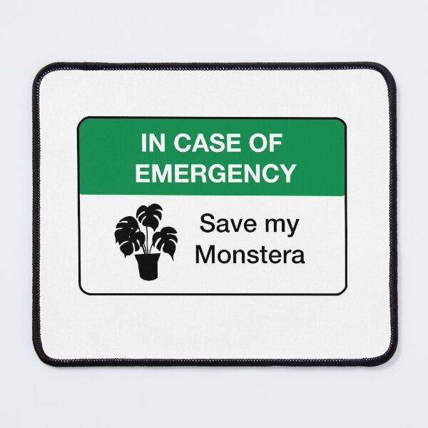 Item preview, In Case Of Emergency Save My Monstera designed and sold by PaigePolyArt.