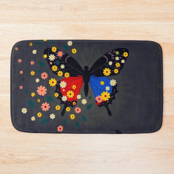 Item preview, Midnight Dream Floral Butterfly Wings designed and sold by joycrysstudio.