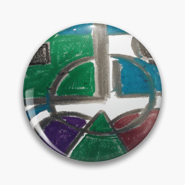 Item preview, Shapes Misbehaving BR colorful geometric abstract design designed and sold by SmashingDeals.