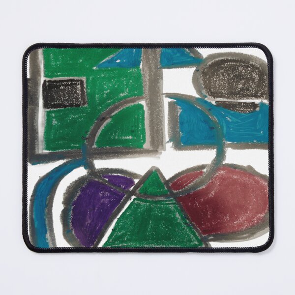 Item preview, Shapes Misbehaving BR colorful geometric abstract design designed and sold by SmashingDeals.