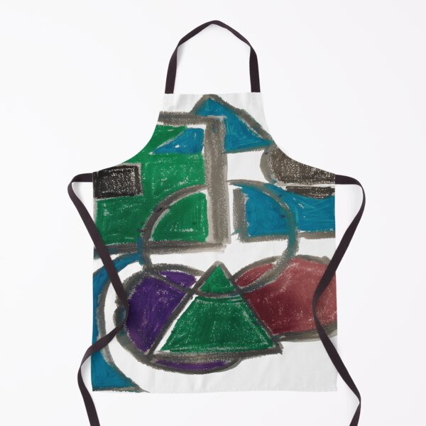 Item preview, Shapes Misbehaving BR colorful geometric abstract design designed and sold by SmashingDeals.