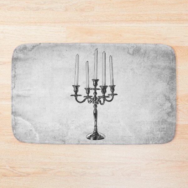 Item preview, Silver Candelabra Dark Gothic Victorian Decor designed and sold by Ghoul Enterprises.
