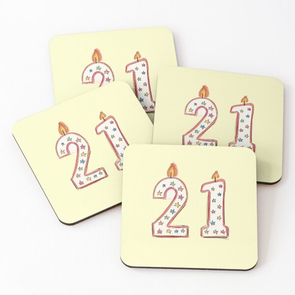 Item preview, 21 birthday candles  designed and sold by Sophie Louise Arts.