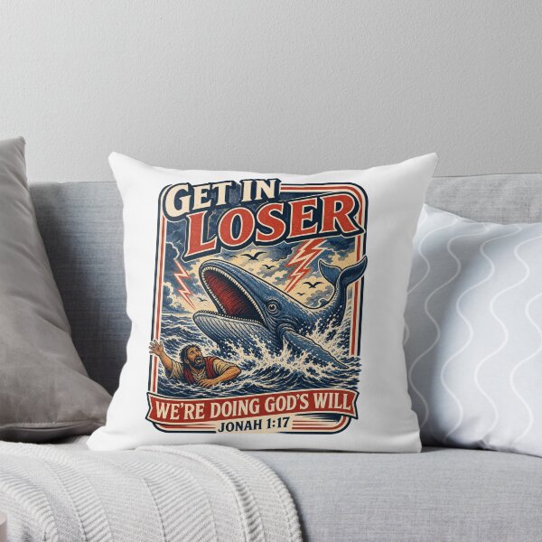 Item preview, Get In Loser, We’re Doing God’s Will | Jonah 1:17 Funny Christian Design designed and sold by Melissa Conner.