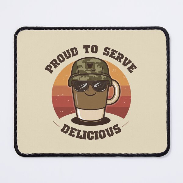 Item preview, PROUD TO SERVE DELICIOUS designed and sold by meesara.