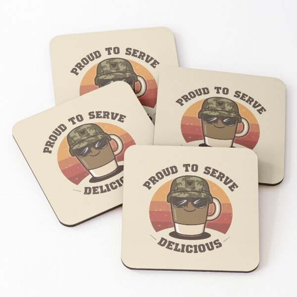 Item preview, PROUD TO SERVE DELICIOUS designed and sold by meesara.