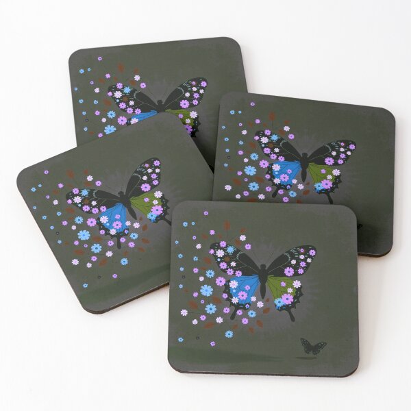 Item preview, Deep Forest Floral Butterfly Wings designed and sold by joycrysstudio.