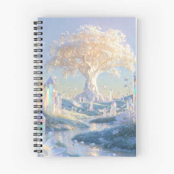 Item preview, Tree of Life Crystal Garden | Ethereal Fantasy Landscape designed and sold by Joammiyon.